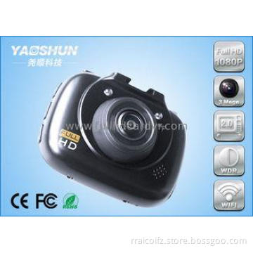 Wide Angle Full HD WDR / HDR WIFI Car DVR With G - sensor ,
